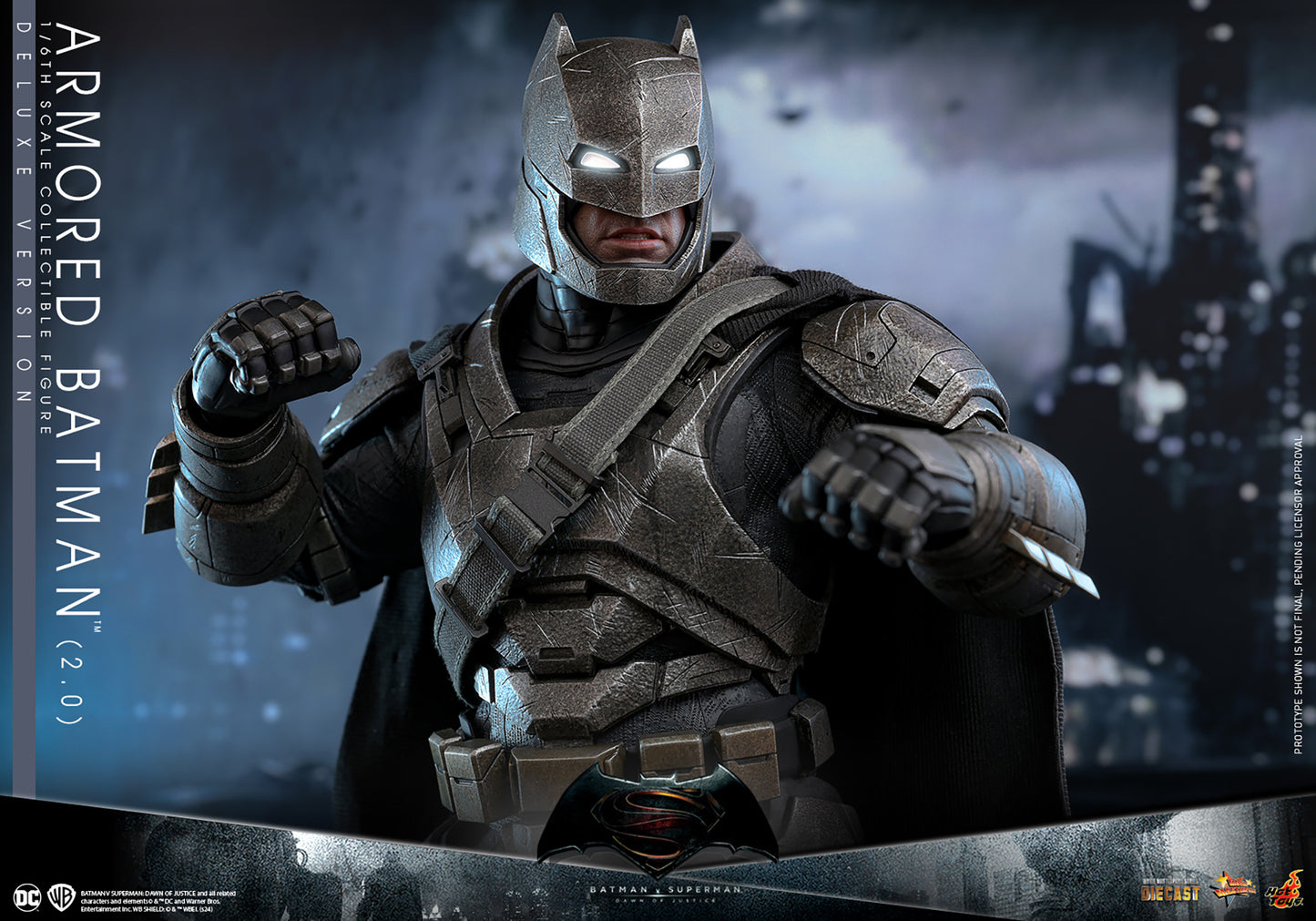 Pre-Order - Batman v Superman: Dawn of Justice MMS742D62 Armored Batman (2.0) Deluxe 1/6th Scale Collectible Figure