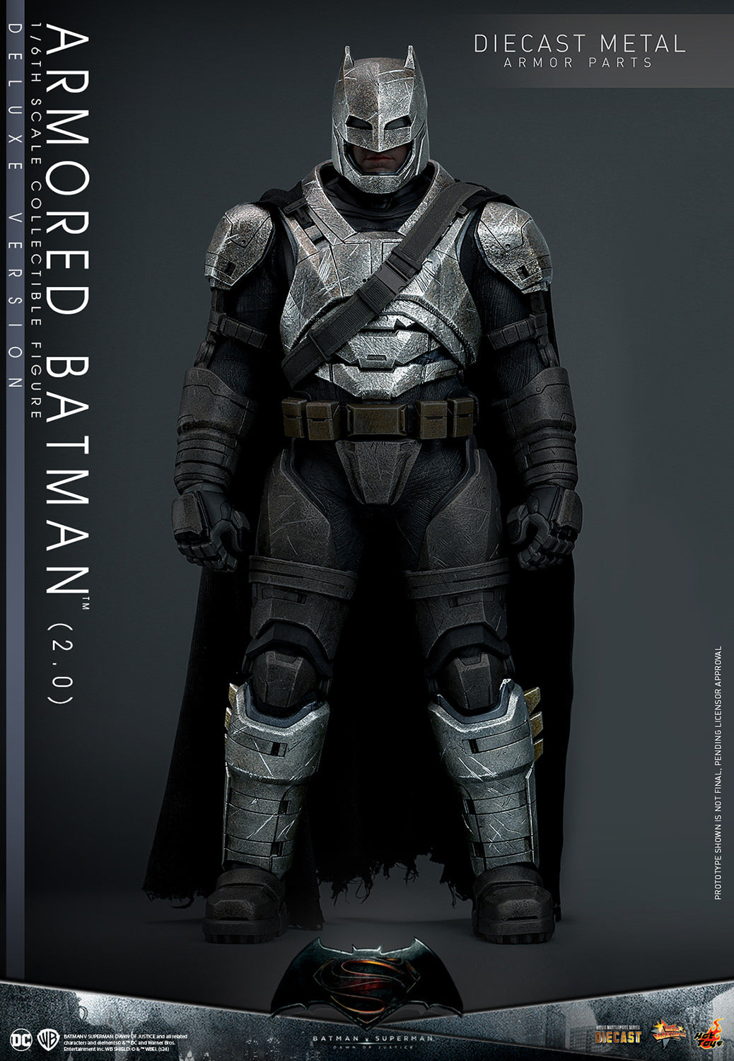 Pre-Order - Batman v Superman: Dawn of Justice MMS742D62 Armored Batman (2.0) Deluxe 1/6th Scale Collectible Figure