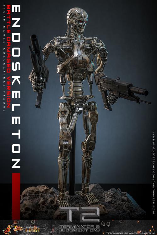 Pre-Order - Terminator 2: Judgement Day MMS840D77 Endoskeleton (Battle Damaged Ver.) 1/6th Scale Collectible Figure