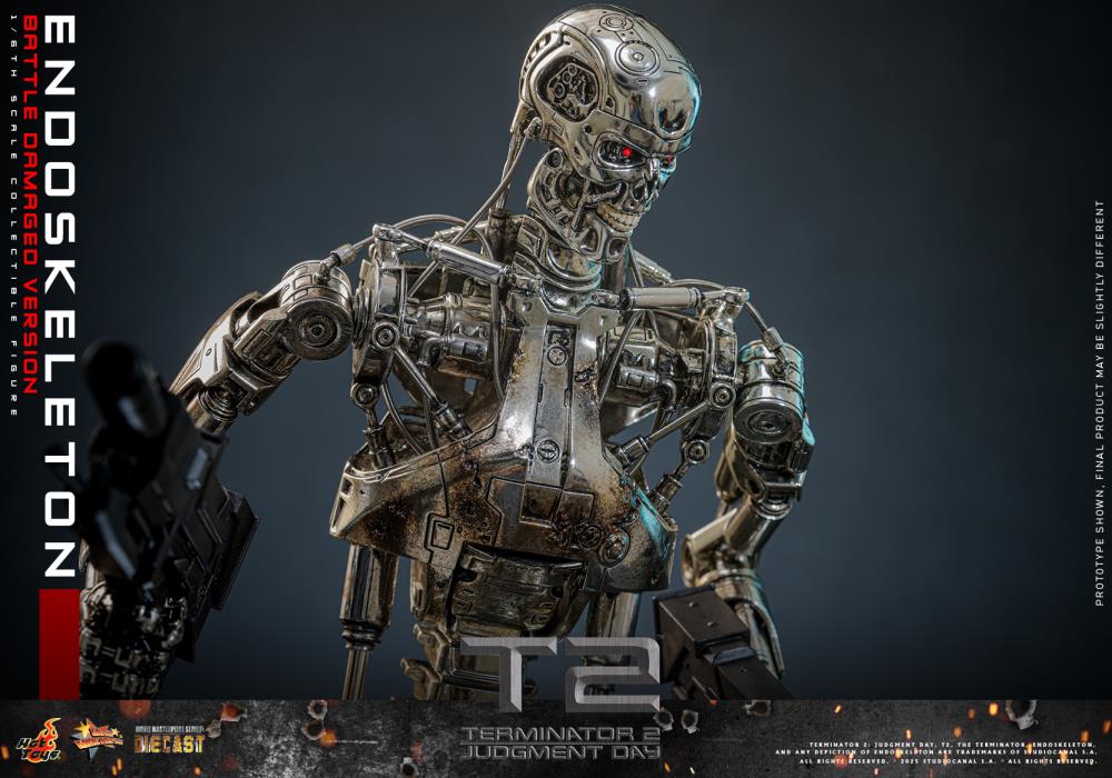 Pre-Order - Terminator 2: Judgement Day MMS840D77 Endoskeleton (Battle Damaged Ver.) 1/6th Scale Collectible Figure