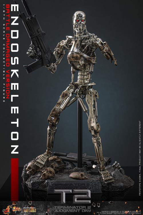 Pre-Order - Terminator 2: Judgement Day MMS840D77 Endoskeleton (Battle Damaged Ver.) 1/6th Scale Collectible Figure