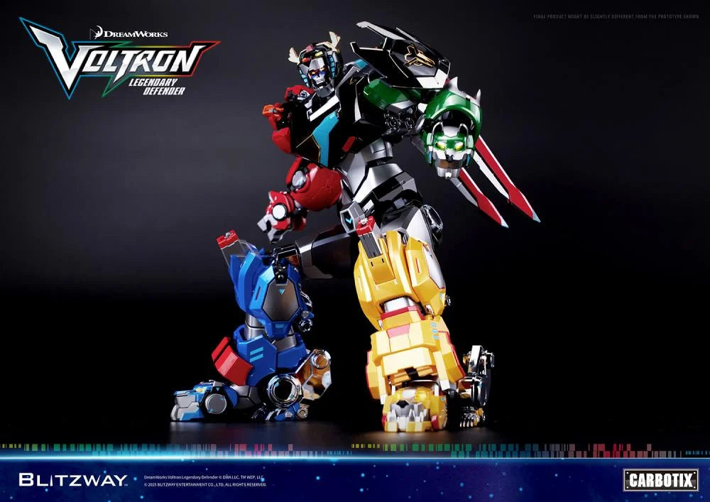 PRE-ORDER - Voltron: Legendary Defender Carbotix 10th Anniversary Voltron (Standard Edition Ver.) Action Figure