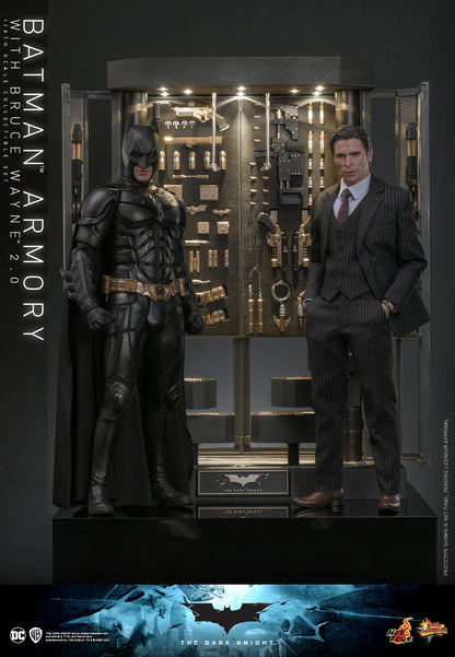Pre-Order - The Dark Knight MMS750 Batman Armory with Bruce Wayne (2.0 Ver.) 1/6th Scale Collectible Figure Set