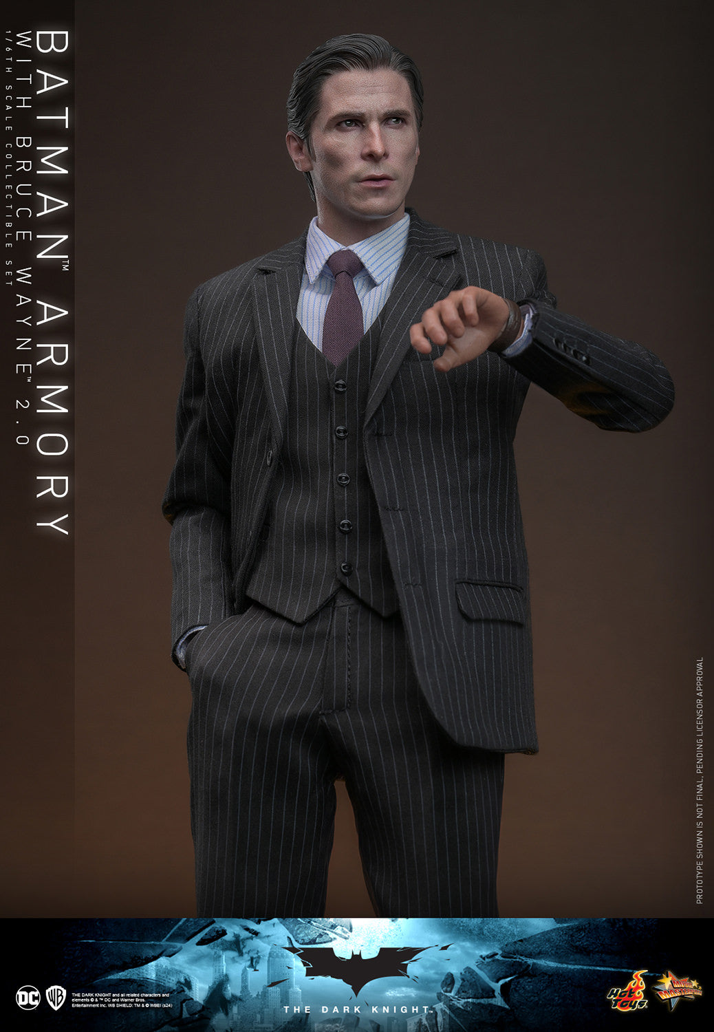 Pre-Order - The Dark Knight MMS750 Batman Armory with Bruce Wayne (2.0 Ver.) 1/6th Scale Collectible Figure Set