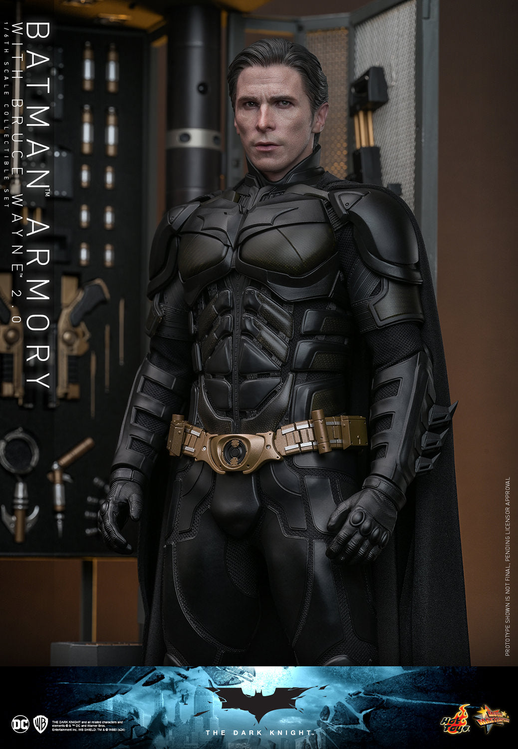 Pre-Order - The Dark Knight MMS750 Batman Armory with Bruce Wayne (2.0 Ver.) 1/6th Scale Collectible Figure Set