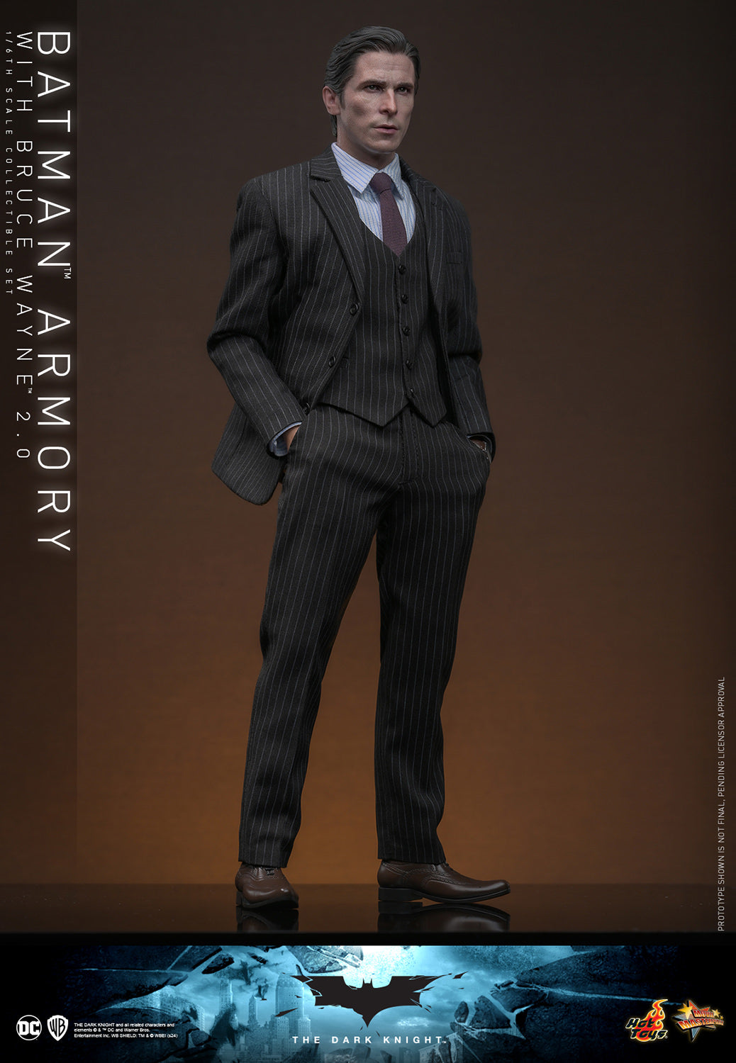 Pre-Order - The Dark Knight MMS750 Batman Armory with Bruce Wayne (2.0 Ver.) 1/6th Scale Collectible Figure Set