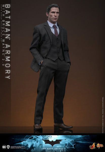 Pre-Order - The Dark Knight MMS750 Batman Armory with Bruce Wayne (2.0 Ver.) 1/6th Scale Collectible Figure Set