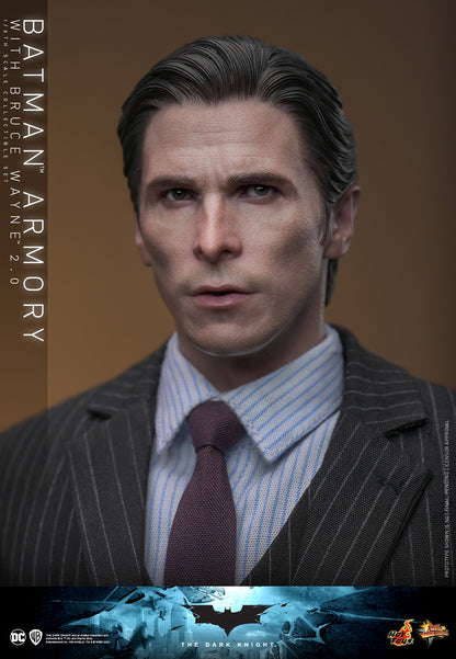 Pre-Order - The Dark Knight MMS750 Batman Armory with Bruce Wayne (2.0 Ver.) 1/6th Scale Collectible Figure Set