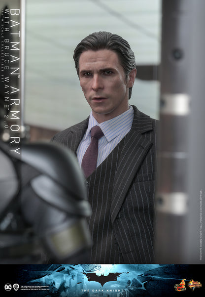 Pre-Order - The Dark Knight MMS750 Batman Armory with Bruce Wayne (2.0 Ver.) 1/6th Scale Collectible Figure Set