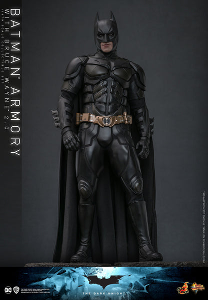 Pre-Order - The Dark Knight MMS750 Batman Armory with Bruce Wayne (2.0 Ver.) 1/6th Scale Collectible Figure Set