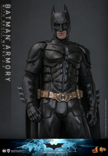 Pre-Order - The Dark Knight MMS750 Batman Armory with Bruce Wayne (2.0 Ver.) 1/6th Scale Collectible Figure Set