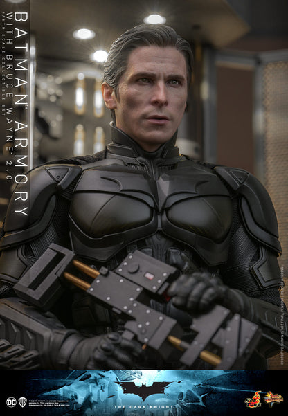 Pre-Order - The Dark Knight MMS750 Batman Armory with Bruce Wayne (2.0 Ver.) 1/6th Scale Collectible Figure Set