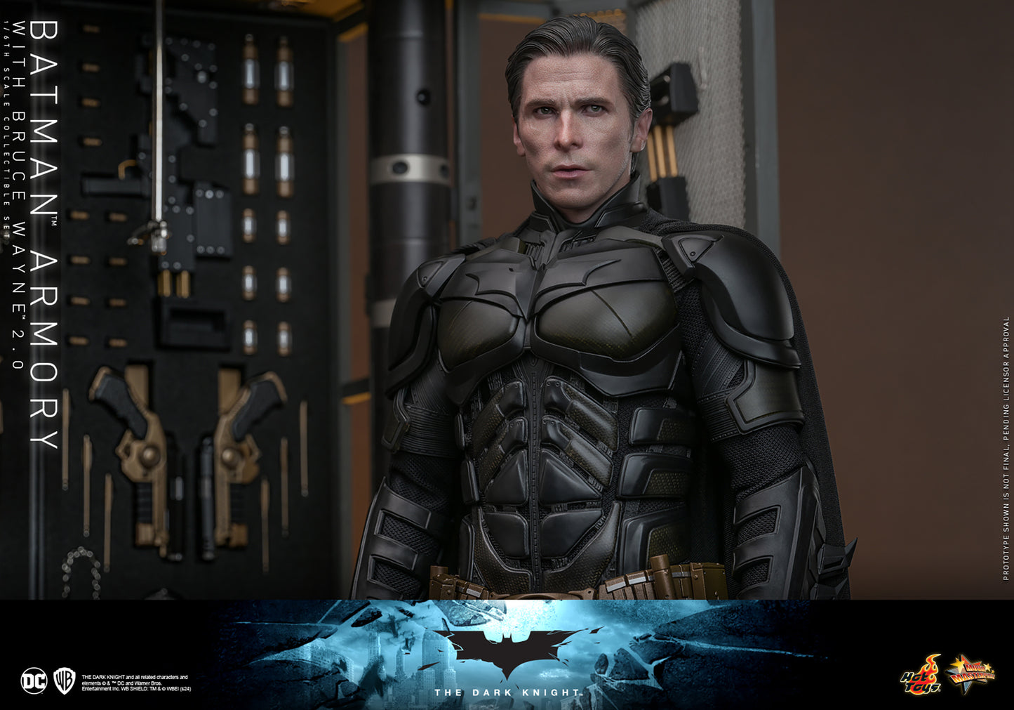Pre-Order - The Dark Knight MMS750 Batman Armory with Bruce Wayne (2.0 Ver.) 1/6th Scale Collectible Figure Set