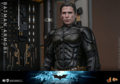 Pre-Order - The Dark Knight MMS750 Batman Armory with Bruce Wayne (2.0 Ver.) 1/6th Scale Collectible Figure Set