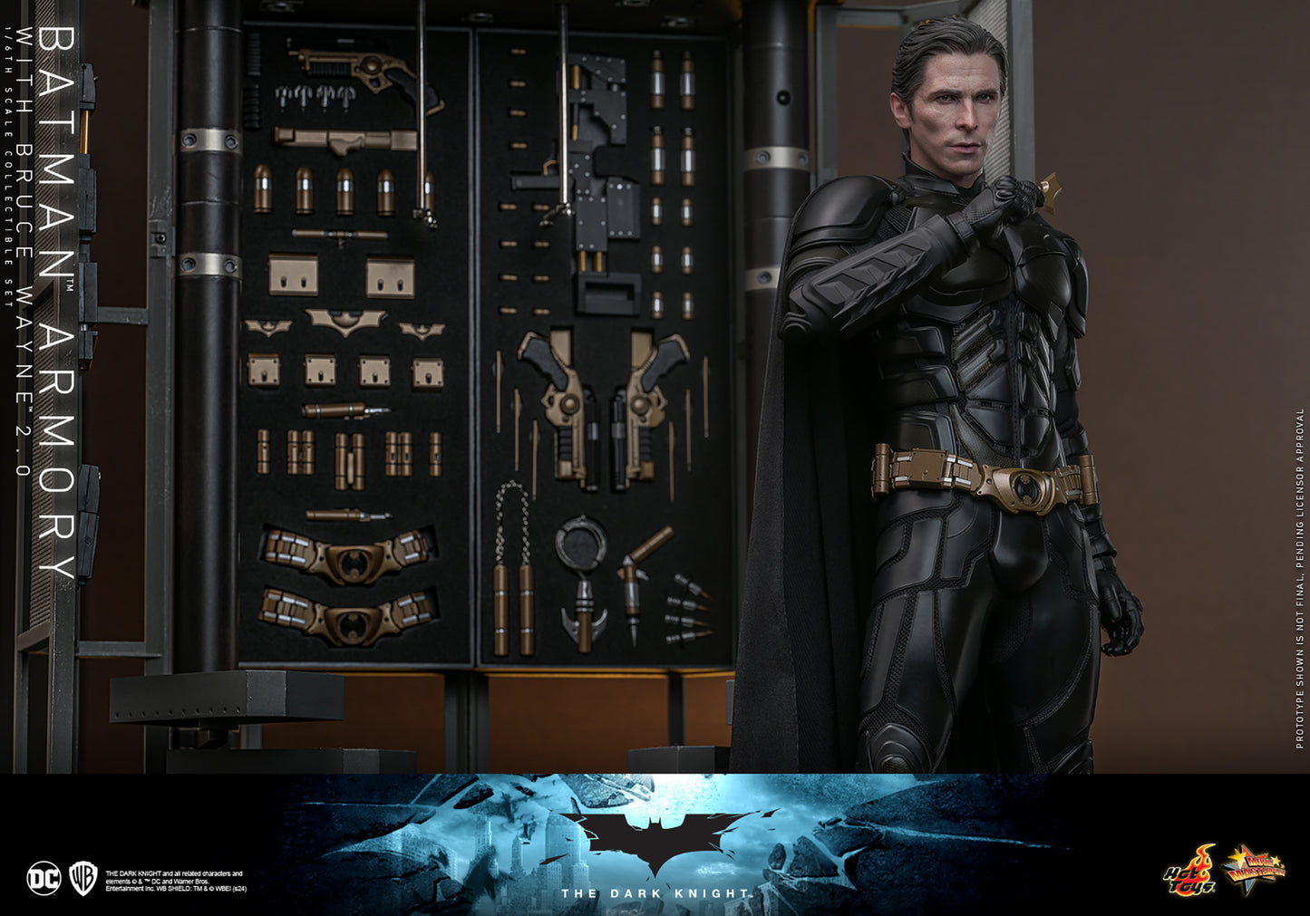 Pre-Order - The Dark Knight MMS750 Batman Armory with Bruce Wayne (2.0 Ver.) 1/6th Scale Collectible Figure Set