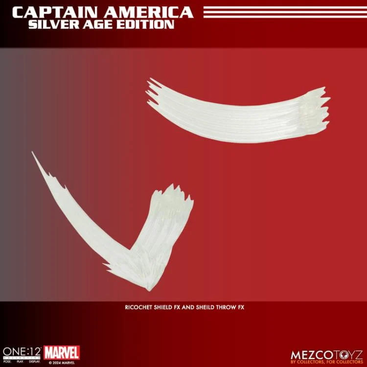 PRE-ORDER: Marvel Comics One:12 Collective Captain America (Silver Age)