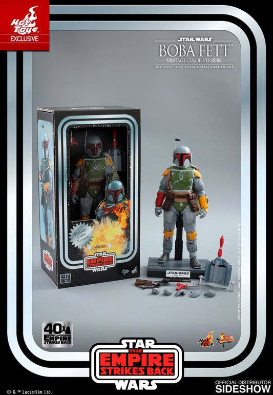Star Wars: Boba Fett (Vintage Color Ver) MMS571 40th Anniversary 1/6th Scale Collectible Figure (Copy)