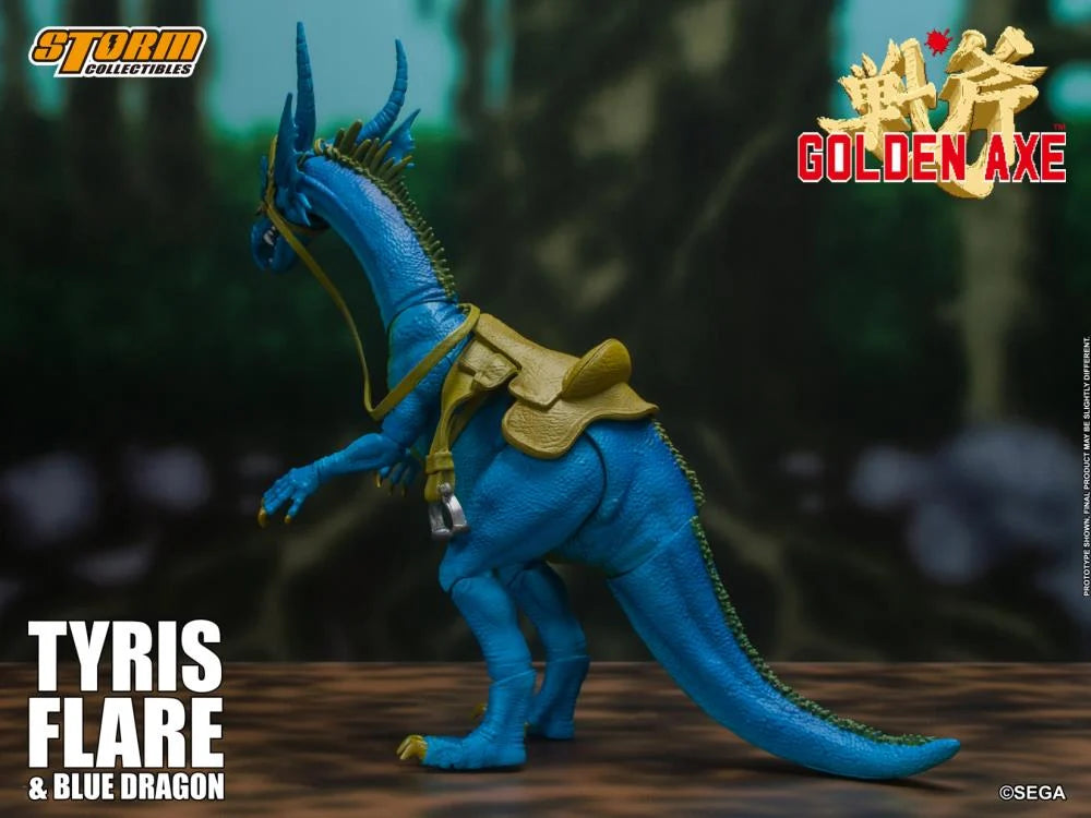Golden Axe Tyris Flare and Blue Dragon 1/12 Scale Action Figure Set
