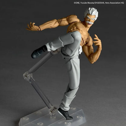 Pre-Order - One-Punch Man Amazing Yamaguchi Revoltech NR113 Bang (Silver Fang Ver.) Action Figure