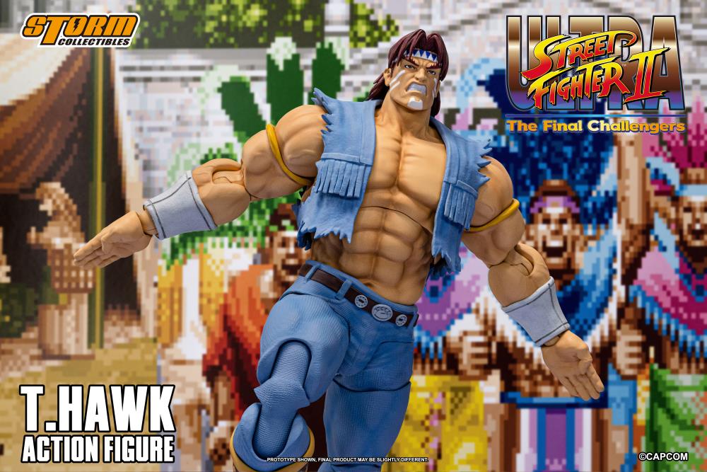 PRE-ORDER - Ultra Street Fighter II: The Final Challengers T. Hawk 1/12 Scale Action Figure