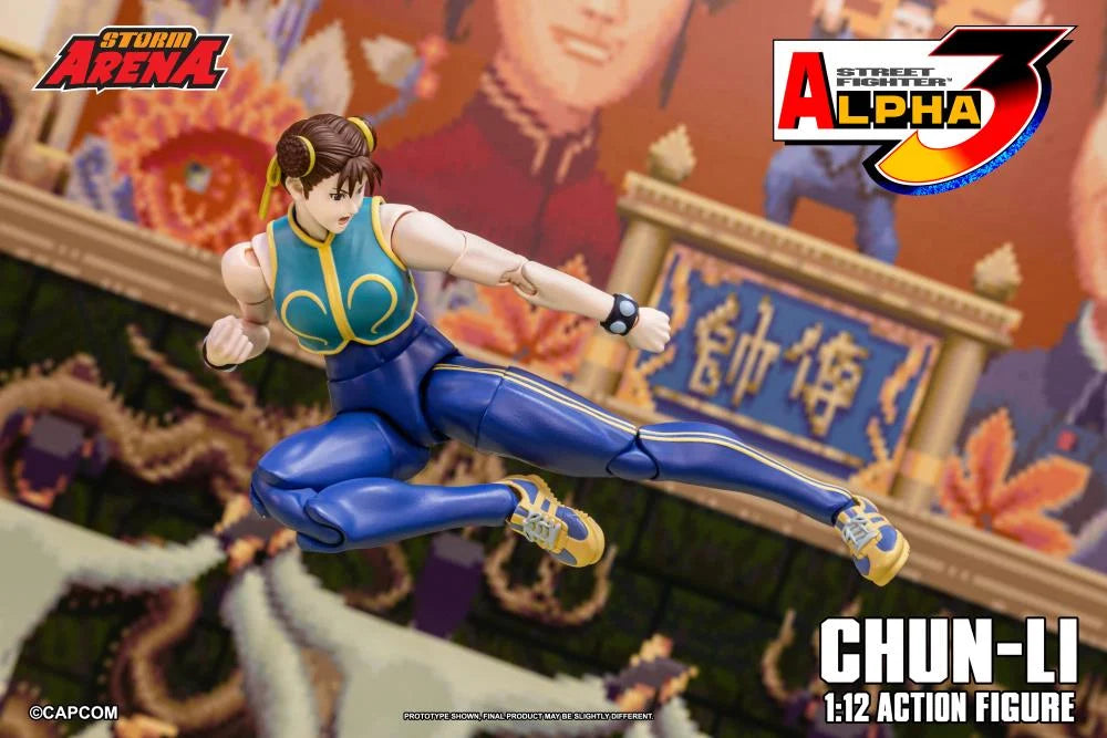 Pre-Order - Street Fighter Alpha 3 Storm Arena Chun-Li 1/12 Scale Action Figure