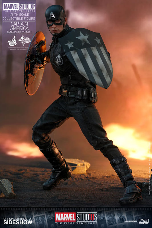 Captain America Concept Art Ver. MMS488 1/6th Scale Exclusive Collectible Figure