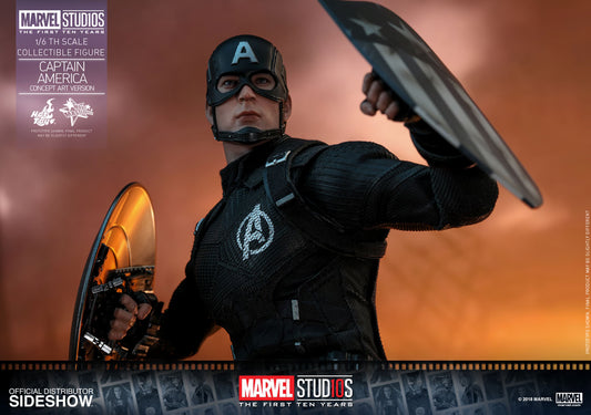 Captain America Concept Art Ver. MMS488 1/6th Scale Exclusive Collectible Figure