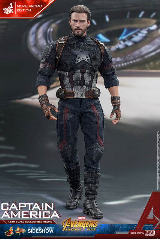 Avengers: Infinity War - Captain America Movie Promo Ed. MMS481 1/6th Scale Exclusive Collectible Figure
