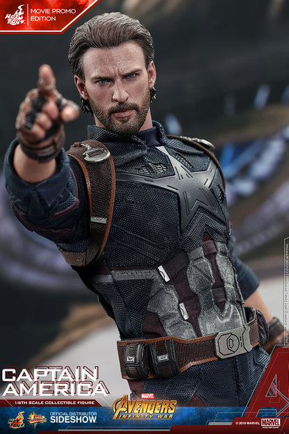 Avengers: Infinity War - Captain America Movie Promo Ed. MMS481 1/6th Scale Exclusive Collectible Figure