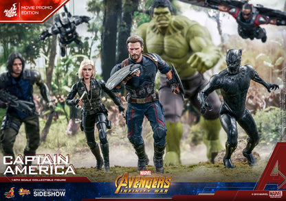 Avengers: Infinity War - Captain America Movie Promo Ed. MMS481 1/6th Scale Exclusive Collectible Figure