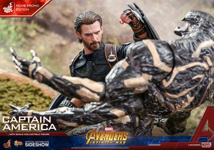 Avengers: Infinity War - Captain America Movie Promo Ed. MMS481 1/6th Scale Exclusive Collectible Figure