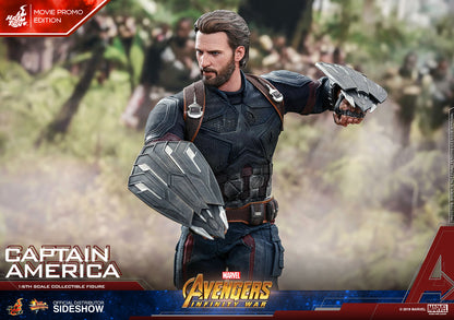 Avengers: Infinity War - Captain America Movie Promo Ed. MMS481 1/6th Scale Exclusive Collectible Figure
