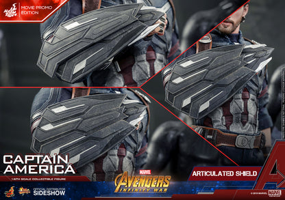 Avengers: Infinity War - Captain America Movie Promo Ed. MMS481 1/6th Scale Exclusive Collectible Figure
