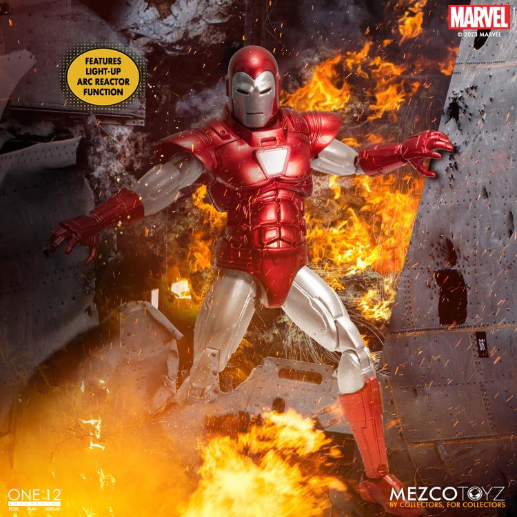 PRE-ORDER - Marvel Comics One:12 Collective Iron Man (Silver Centurion)