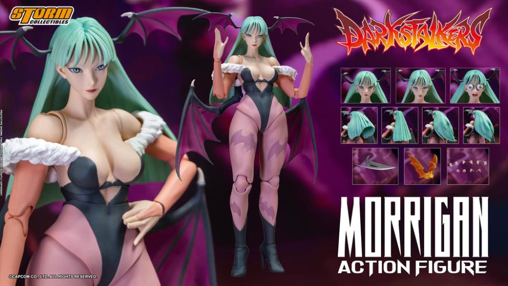 PRE-ORDER - Darkstalkers Morrigan 1/12 Scale Figure