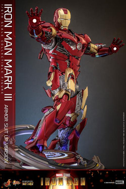 Pre-Order - Marvel MMS825 Iron Man Mark III (Armor Suit Up Ver.) 1/6th Scale Collectible Figure