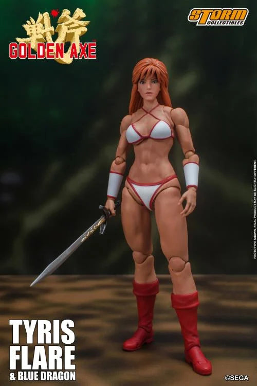 Golden Axe Tyris Flare and Blue Dragon 1/12 Scale Action Figure Set