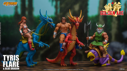 Golden Axe Tyris Flare and Blue Dragon 1/12 Scale Action Figure Set