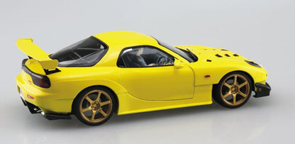 Initial D Keisuke Takahashi's FD3S RX-7 (Project D Ver.) 1/24 Scale Model Kit & Figure