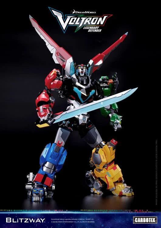 PRE-ORDER - Voltron: Legendary Defender Carbotix 10th Anniversary Voltron (Standard Edition Ver.) Action Figure