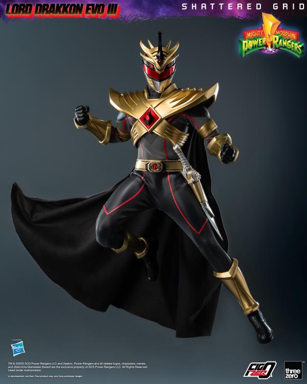 PRE-ORDER - Mighty Morphin Power Rangers: Shattered Grid FigZero Lord Drakkon (Evo III Ver.) 1/6 Scale Action Figure
