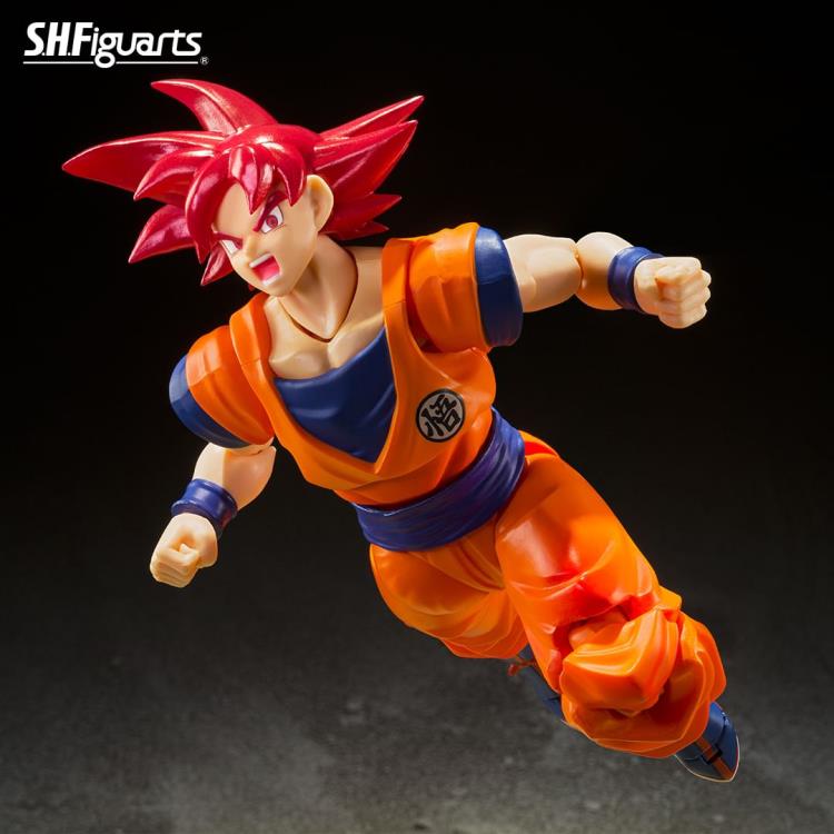 PRE-ORDER - Dragon Ball Super S.H.Figuarts Super Saiyan God Goku (Saiyan God of Virture)