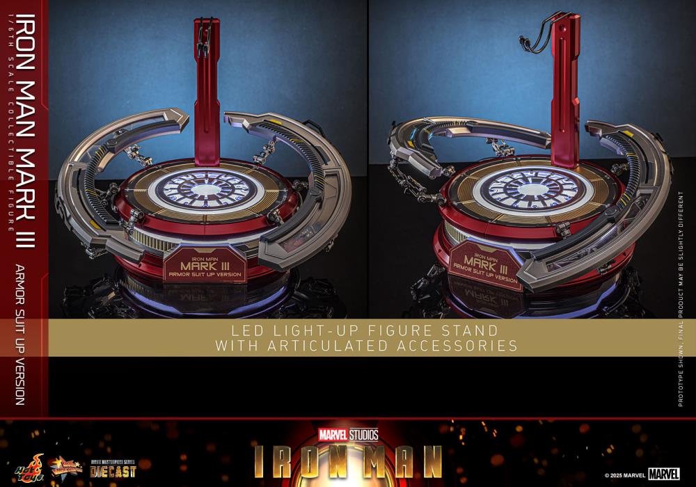 Pre-Order - Marvel MMS825 Iron Man Mark III (Armor Suit Up Ver.) 1/6th Scale Collectible Figure