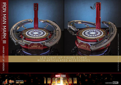 Pre-Order - Marvel MMS825 Iron Man Mark III (Armor Suit Up Ver.) 1/6th Scale Collectible Figure