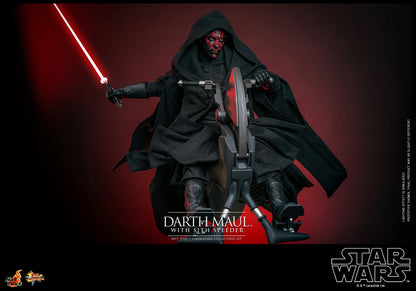 Star Wars: The Phantom Menace MMS749 Darth Maul With Sith Speeder 1/6th Scale Collectible Figure Set