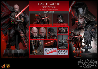 Pre-Order - Star Wars DX45 Darth Vader (Battle Damaged) Deluxe 1/6th Scale Collectible Figure