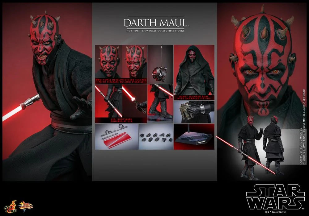 Star Wars: The Phantom Menace MMS748 Darth Maul 1/6th Scale Collectible Figure