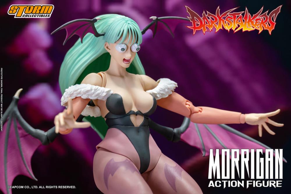 PRE-ORDER - Darkstalkers Morrigan 1/12 Scale Figure