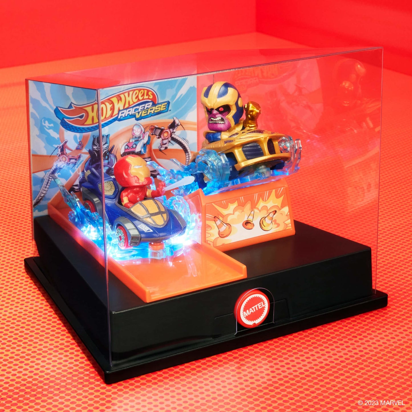 Hot Wheels RacerVerse Thanos & Iron Man Set