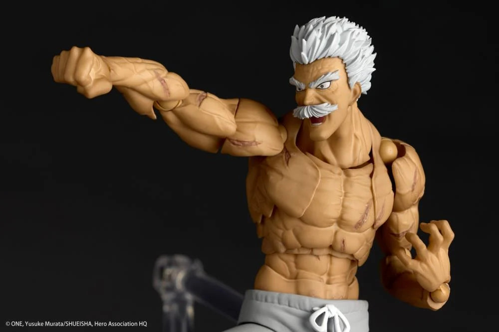 Pre-Order - One-Punch Man Amazing Yamaguchi Revoltech NR113 Bang (Silver Fang Ver.) Action Figure